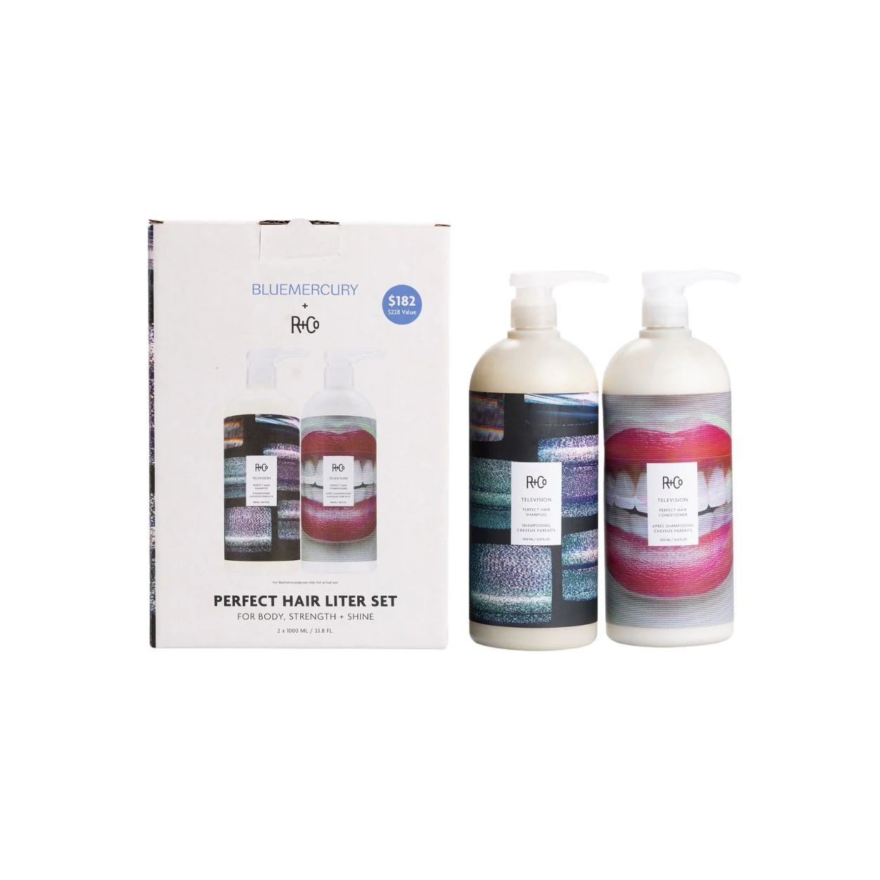 Bluemercury 2025 R+Co TV Liter Holiday Set (Limited Edition)