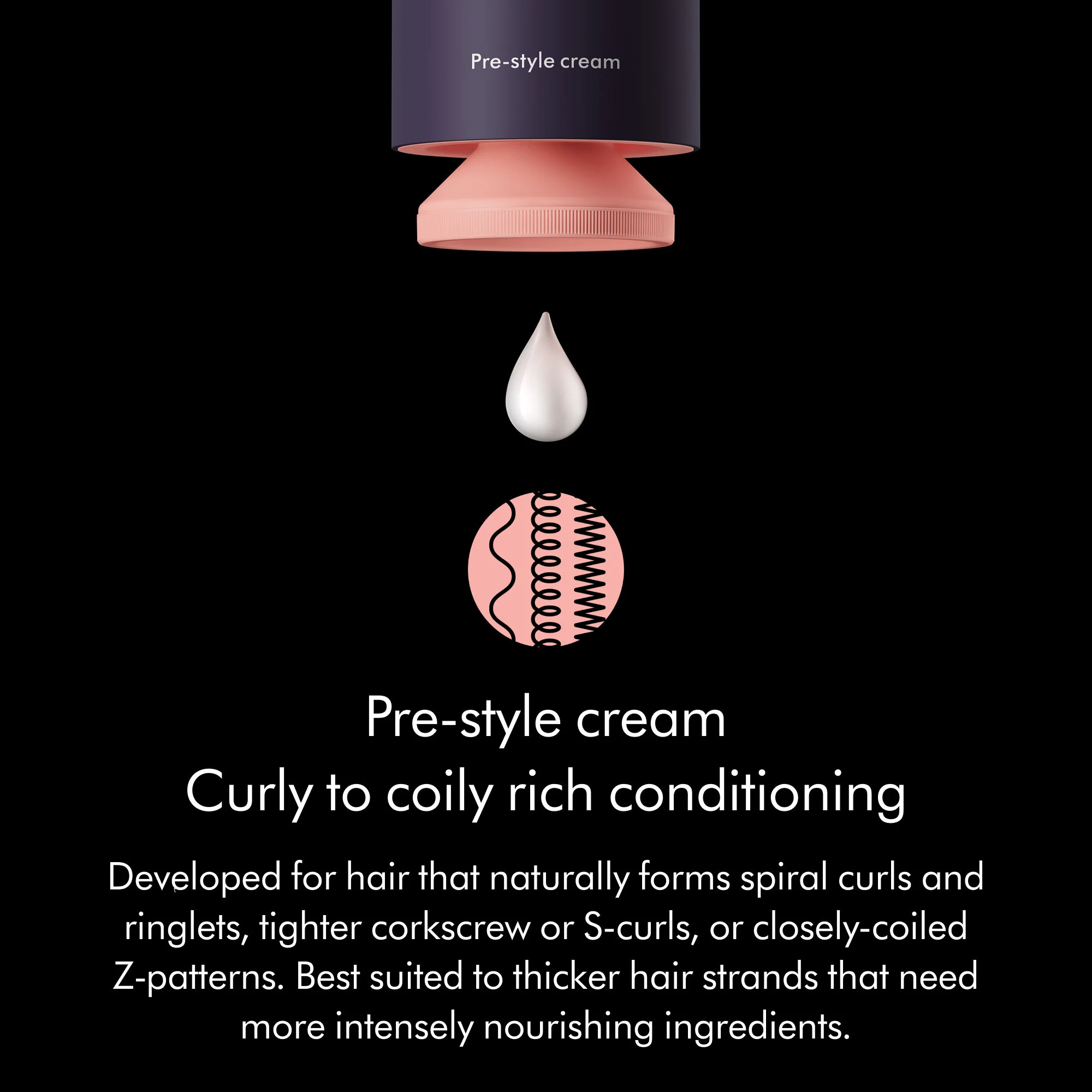 Chitosan Pre-style Cream Curly to Coily Rich Conditioning